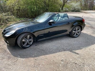 Usata Mercedes SLK200 184 CV (135 kW) 2009 Nero Cabrio