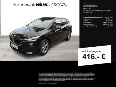 Gebraucht BMW 220 Active Tourer Sport Line 170 PS (125 kW) 2025 Schwarz Van / Kleinbus