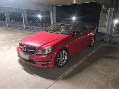 Second-hand Mercedes C250 204 CP (150 kW) 2013 Roșu Coupe