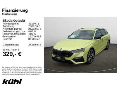 Gebraucht Skoda Octavia RS 200 PS (147 kW) 2024 Pistachio grün Kombi