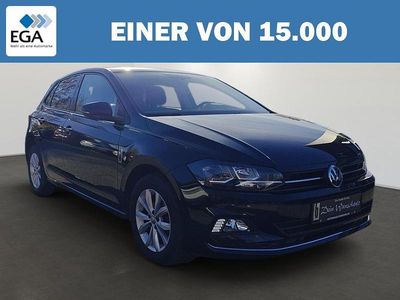 Schwarz metallic Gebraucht 2019 VW Polo Highline | 16.370 € (Fairer Preis)