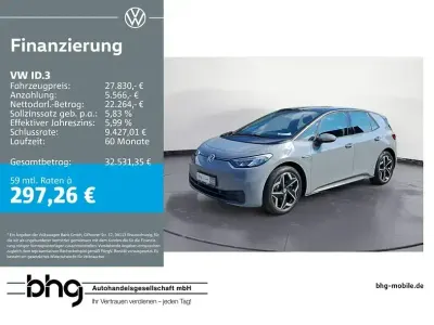 Brugt VW ID.3 Pro Performance 150 kW (204 HK) 2023 Grå Hatchback