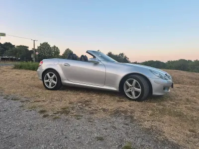 Gebraucht Mercedes SLK200 163 PS (119 kW) 2008 Silber Cabrio