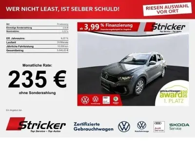Gebraucht VW T-Roc R 300 PS (220 kW) 2021 Indiumgrau metallic schwarz SUV