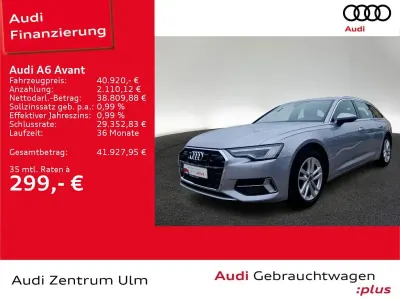 Gebraucht Audi A6 Advanced Plus 204 PS (150 kW) 2025 Florettsilber metallic Kombi