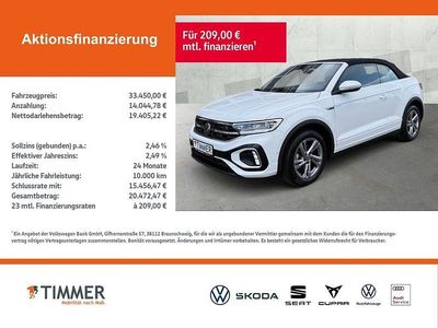 Usata VW T-Roc Cabriolet R-line 150 CV (110 kW) 2025 Bianco Cabrio