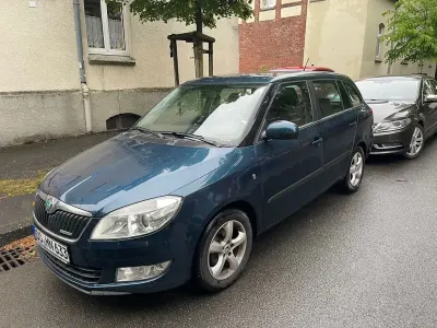 Gebraucht Skoda Fabia GreenLine 75 PS (55 kW) 2013 Blau Kombi