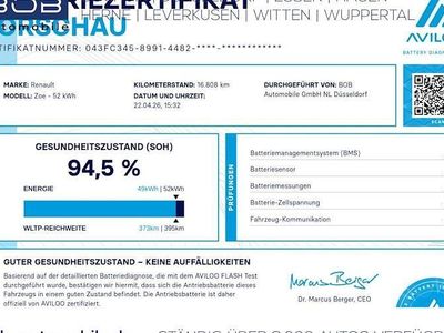 Second-hand Renault Zoe Experience 79 kW (108 CP) 2022 Negru Hatchback