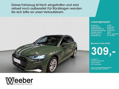 Distriktgrün (metallic) Gebraucht 2025 Audi A3 Advanced Plus Limousine | 33.790 € (Guter Preis)