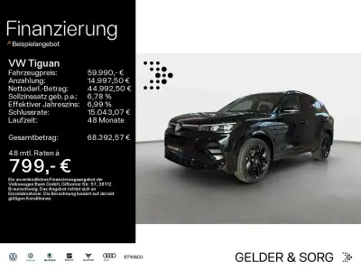 Ny VW Tiguan R-line 193 HK (141 kW) 2026 Sort SUV