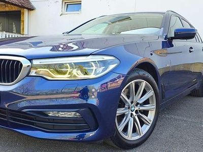 Gebraucht BMW 520 Sport Line 190 PS (139 kW) 2018 Mediterranblau metallic Kombi