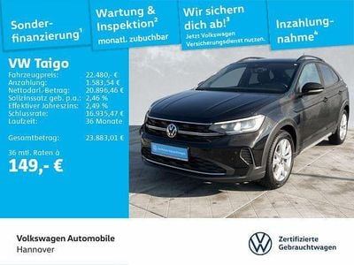 Gebraucht VW Taigo Goal 116 PS (85 kW) 2025 Schwarz SUV