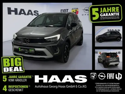 Gebraucht Opel Crossland X Elegance 131 PS (96 kW) 2022 Mondstein grau/e:vulkan grau SUV