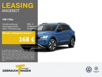 Gebraucht VW T-Roc Goal 116 PS (85 kW) 2024 Blau SUV