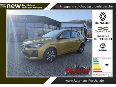 Neu Dacia Sandero Comfort 101 PS (74 kW) 2026 Ambergelb Kleinwagen