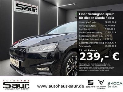 Schwarz Gebraucht 2025 Skoda Fabia Monte Carlo Kleinwagen | 24.180 € (Guter Preis)