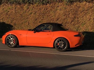 Usata Mazda MX5 184 CV (135 kW) 2019 Arancione Cabrio