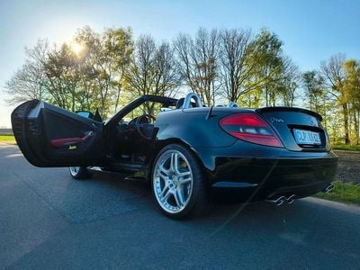 Usata Mercedes SLK55 AMG 360 CV (264 kW) 2005 Nero Cabrio