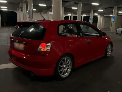 Gebraucht Honda Civic 110 PS (80 kW) 2001 Rot Kleinwagen