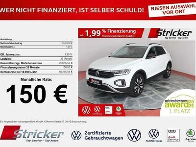 Gebraucht VW T-Roc Goal 116 PS (85 kW) 2025 Weiß SUV