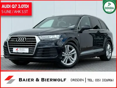 Używany Audi Q7 S-Line 272 KM (200 kW) 2017 Niebieski SUV