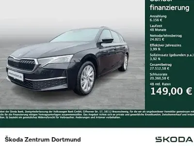 Second-hand Skoda Octavia Selection 150 CP (110 kW) 2025 Negru Break
