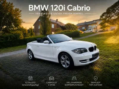 Gebraucht BMW 118 Cabriolet Sport Line 143 PS (105 kW) 2008 Weiß Cabrio