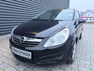Saphirschwarz/black sapphire Gebraucht 2009 Opel Corsa Edition Limousine | 3.490 € (Fairer Preis)