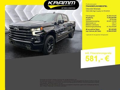 Neu Chevrolet Silverado 309 PS (227 kW) 2025 Schwarz SUV