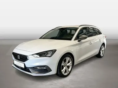 Gebraucht Seat Leon FR-Line 150 PS (110 kW) 2021 Nevada weiss Kombi