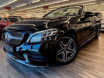 Usata Mercedes C180 AMG 156 CV (114 kW) 2018 Nero Cabrio