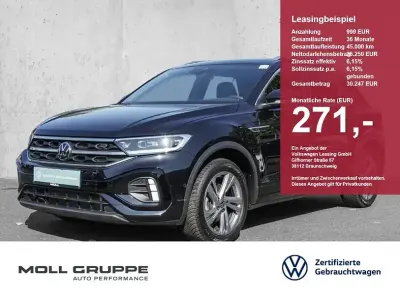 Gebraucht VW T-Roc R-line 150 PS (110 kW) 2024 Schwarz SUV