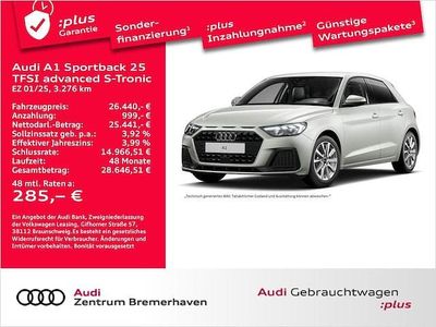 Usata Audi A1 Sportback Advanced 95 CV (69 kW) 2025 Argento Utilitaria