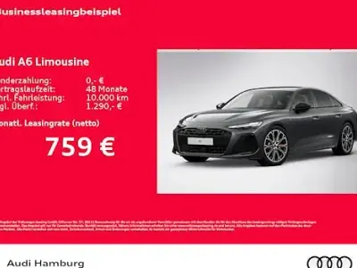 Nuova Audi A6 Ambiente 367 CV (269 kW) 2026 Grigio Berlina