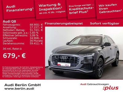 Gebraucht Audi Q8 Ambiente 286 PS (210 kW) 2020 Orcaschwarz metallic SUV