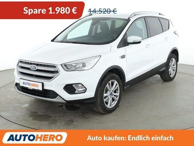Gebraucht Ford Kuga Trend+ 150 PS (110 kW) 2017 Weiß SUV