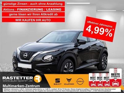 gebraucht Nissan Juke DIG-T acenta Navi+Komfort+Kamera+LED+SHZ+Klimaaut+Temp+DAB+Bluet