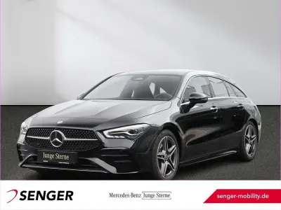 Gebraucht Mercedes CLA200 Shooting Brake AMG 163 PS (119 kW) 2025 Unilack nachtschwarz Kombi