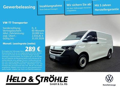 Neu VW Transporter 110 PS (80 kW) 2025 Clear white Van