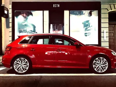 Brugt Audi A3 Design 150 HK (110 kW) 2017 Rød Sedan