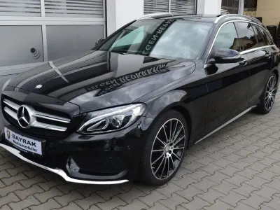Gebraucht Mercedes C200 Business 184 PS (135 kW) 2016 Schwarz  unilack Kombi