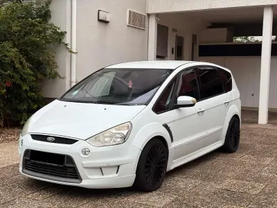 Gebraucht Ford S-MAX ST-Line 175 PS (128 kW) 2010 Weiß Van / Kleinbus