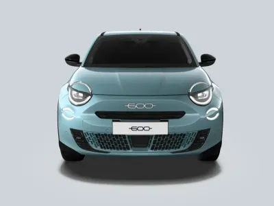 Neu Fiat 600 La Prima 145 PS (106 kW) 2026 Acqua blau metallic SUV
