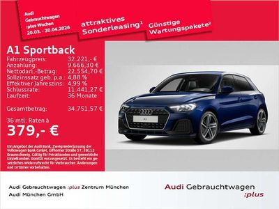 Gebraucht Audi A1 Advanced 150 PS (110 kW) 2025 Navarrablau metallic SUV