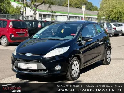 Gebraucht Ford Fiesta Titanium 97 PS (71 kW) 2008 Pantherschwarz Kleinwagen