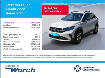 Neu VW Taigo Goal 95 PS (69 kW) 2025 Grau SUV