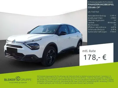 Używany Citroën C4 Feel 131 KM (96 kW) 2023 Biały Sedan/Limuzyna