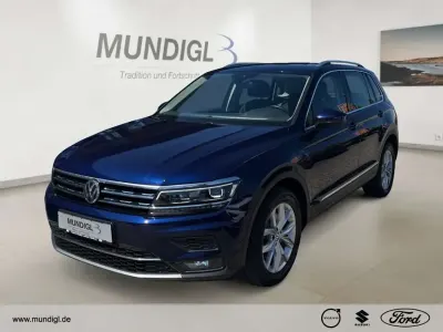 Używany VW Tiguan Highline 190 KM (139 kW) 2020 Niebieski SUV