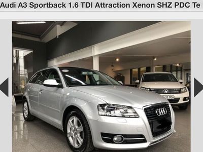 gebraucht Audi A3 Sportback 1,6 TDI