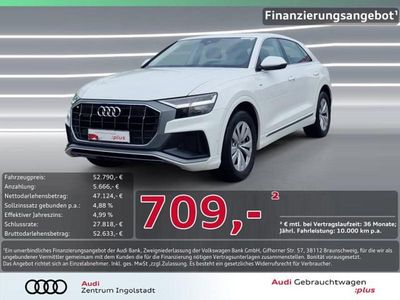 Gebraucht Audi Q8 S-Line 381 PS (280 kW) 2021 Weiß SUV